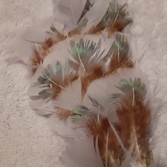 Authentic Cowboy Hat & Band: Texas MHT * Turquoise & Feather * 3X Beaver Blend - Picture 11 of 16